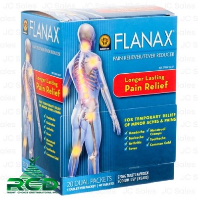 FLANAX TABLET 2CT PAIN RELIEVER/ FEVER REDUCER 20CT LOOSE